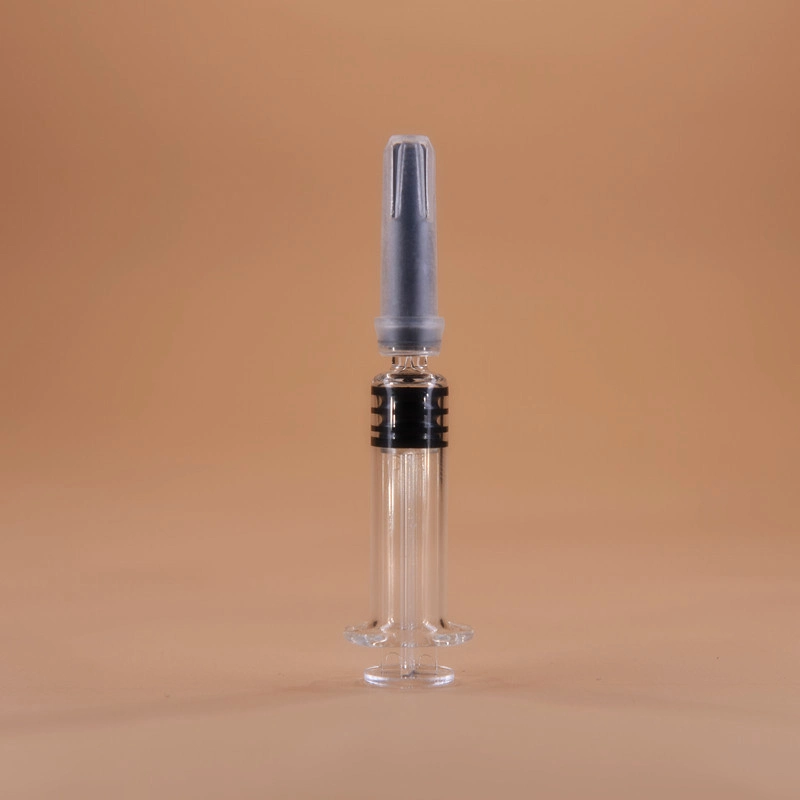 Medical Disposable Prefilled Glass Syringe Barrel and Pluger 1ml Luer Lock with/Without Needle