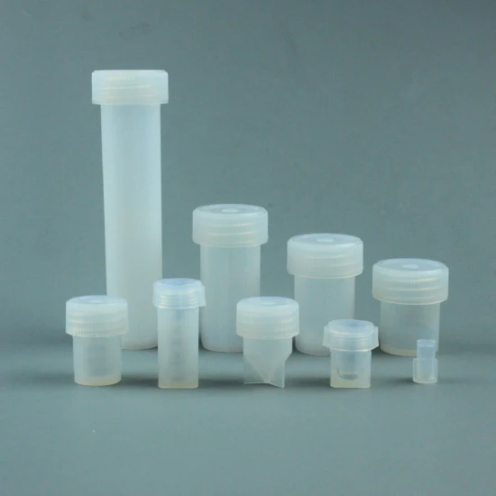 PFA-Fläschchen, 2,5 ml, Schraubverschluss, Low-Blank-Isotopenanalyse