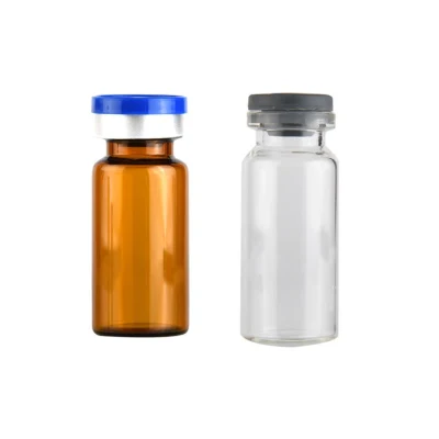 Heißer Verkauf pharmazeutische 2 ml 5 ml 10 ml 15 ml 20 ml klare bernsteinfarbene Glasfläschchen Injektionsflaschen