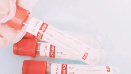 Einweg-Vakuum-Blutentnahmeröhrchen aus PP-Haustierglas