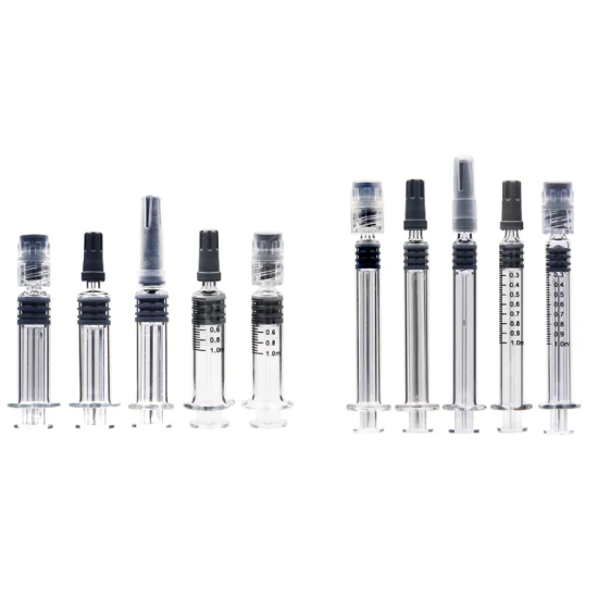 Einweg-Glasspritze 1 ml, 5 ml, 10 ml, vorgefüllte Glasspritze, Luer-Lock-Spritze